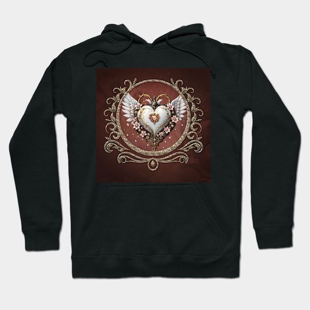 Wonderful elegant steampunk heart Hoodie by Nicky2342